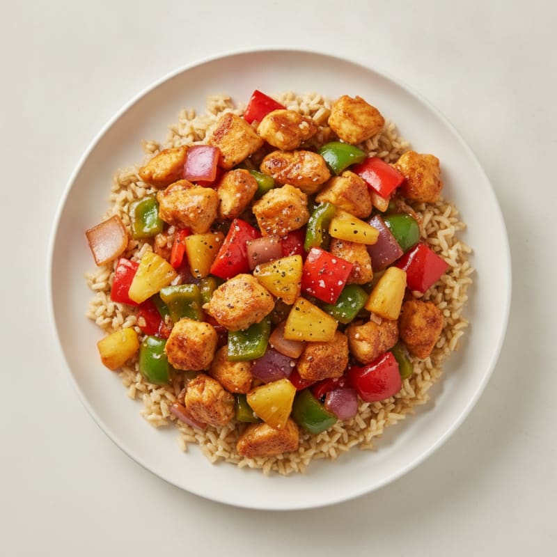Sweet and Sour Chicken Stir-Fry
