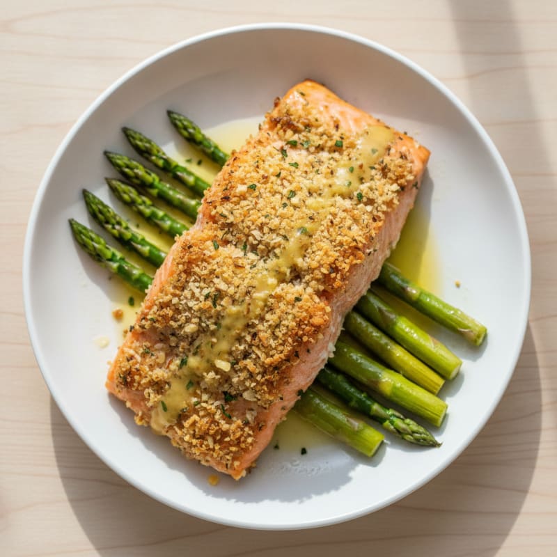 Herb-Crusted Baked Salmon
