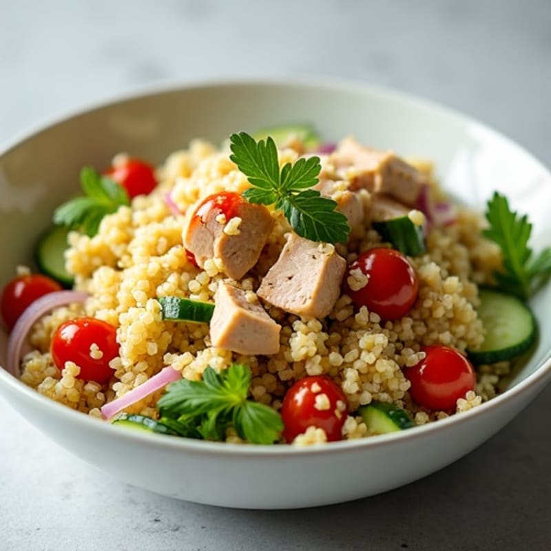 Fresh Quinoa Tuna Salad