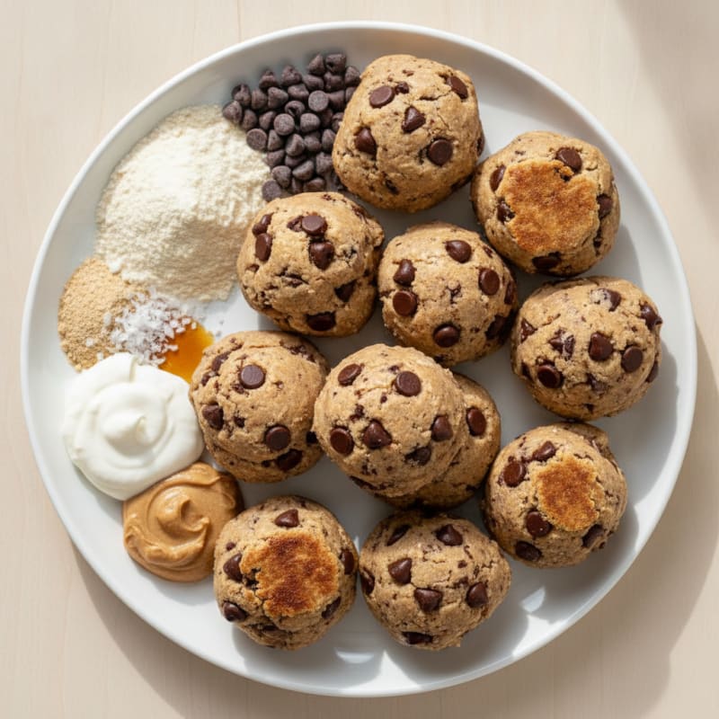 No-Bake Chocolate Chip Cookie Dough Bites