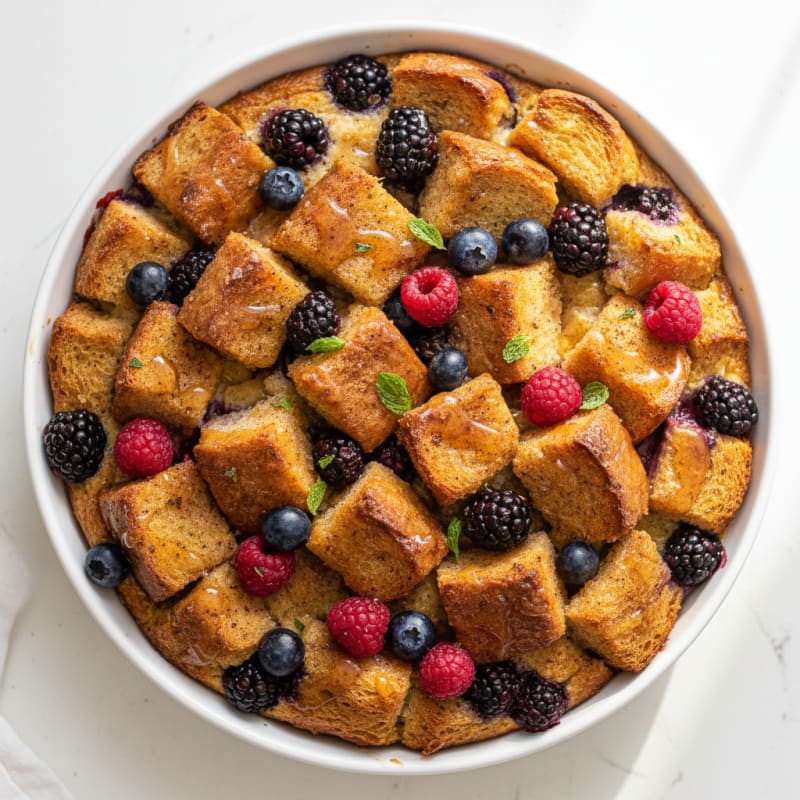 Baked Berry French Toast Casserole