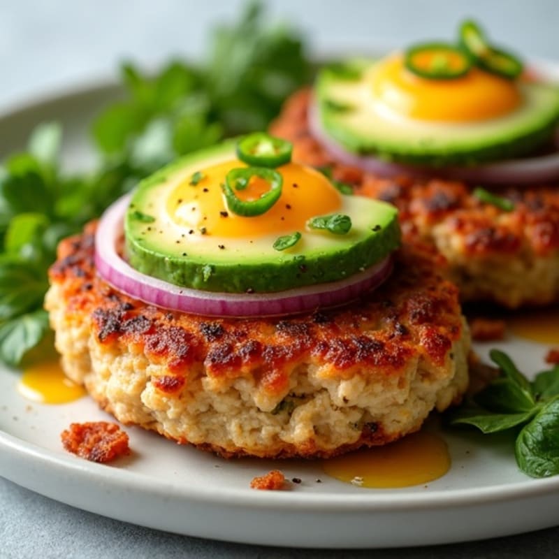 Crispy Bacon and Spicy Jalapeño Turkey Patties
