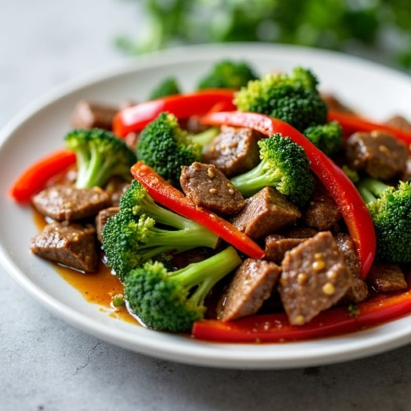 Garlic Ginger Beef and Broccoli Stir-Fry