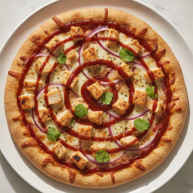 BBQ Chicken & Red Onion Pizza