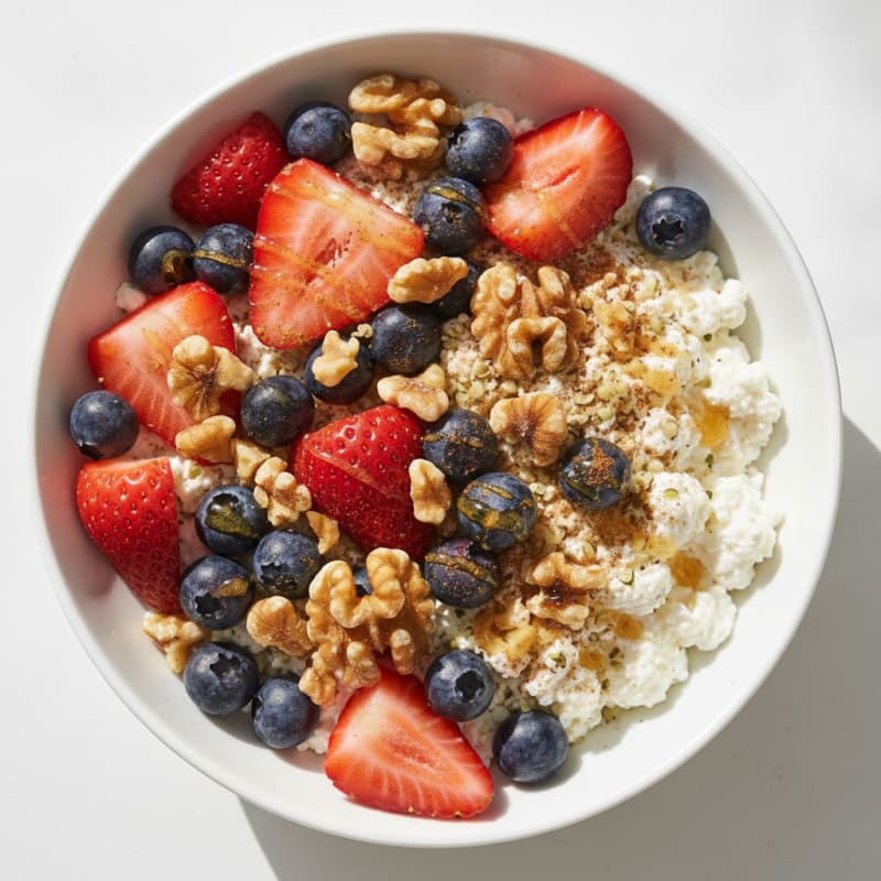 Cottage Cheese with Summer Berries
