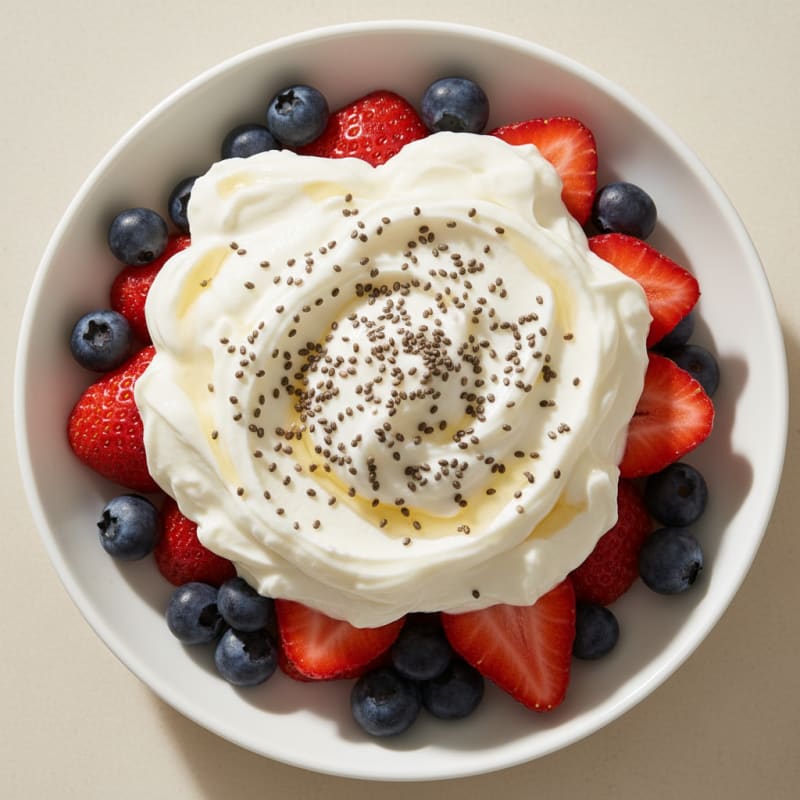 Creamy Greek Yogurt Protein Parfait with Berries