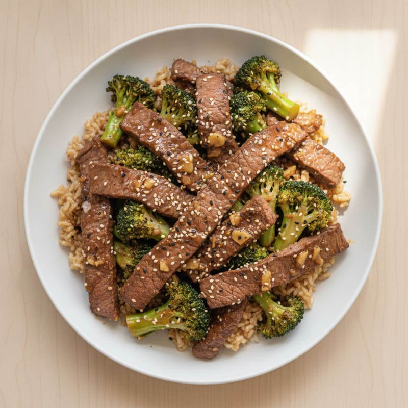 Sesame Beef & Broccoli Stir-Fry
