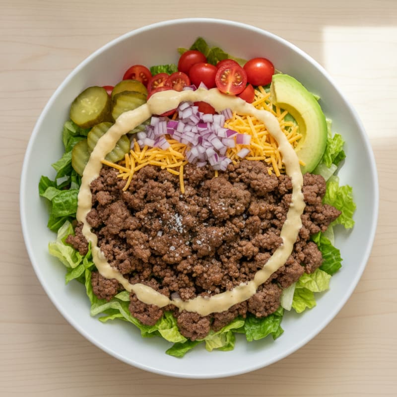 Big Mac Protein Bowl