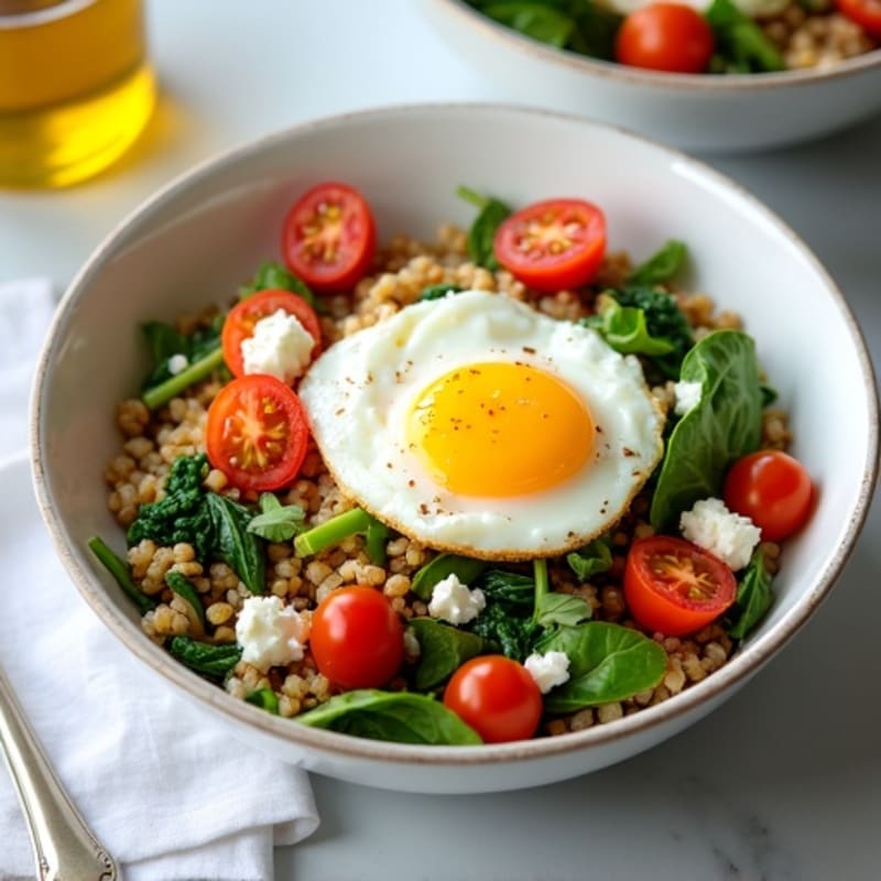 Protein-Packed Veggie and Egg White Breakfast Bowl