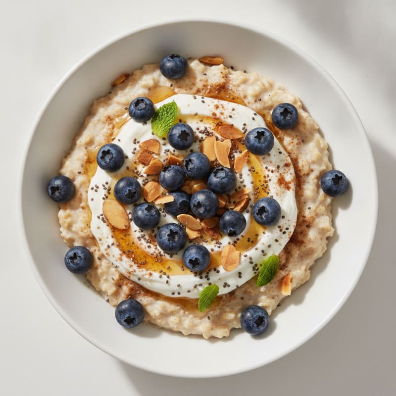 Classic Oatmeal with Berries and Nuts