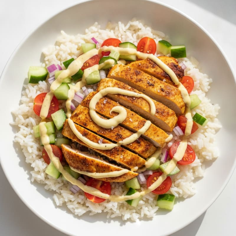 Chicken Shawarma Rice Bowl