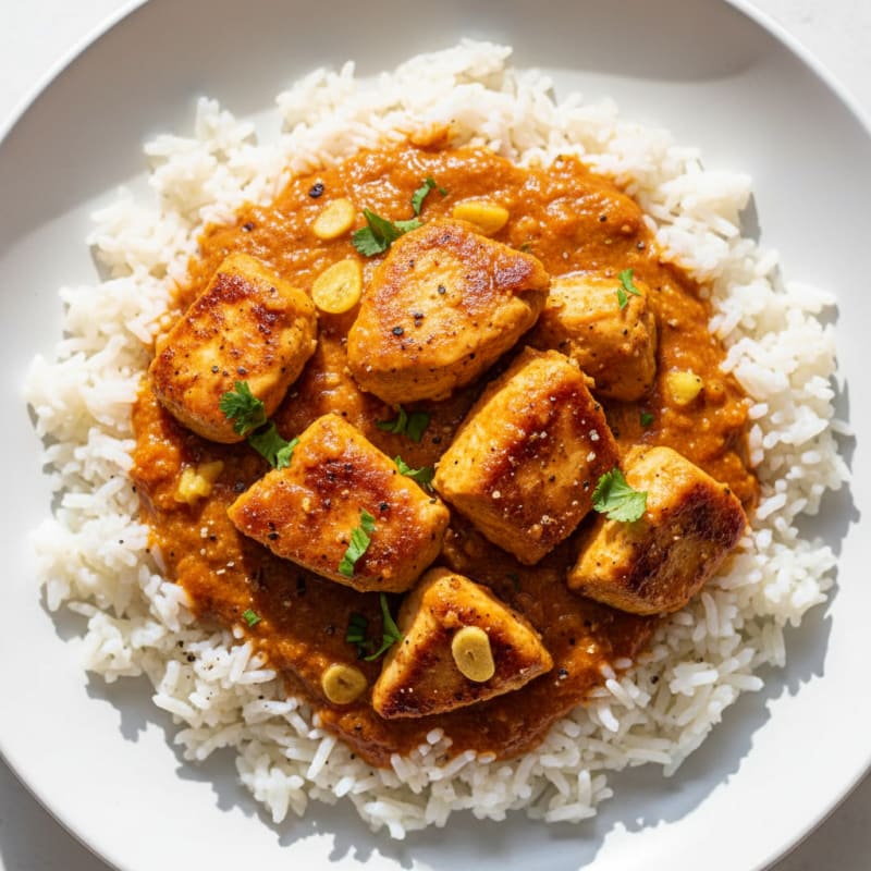 Creamy Spiced Butter Chicken with Basmati