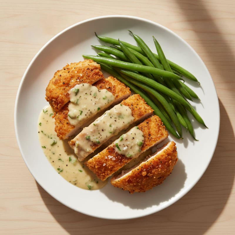 Buttermilk Fried Chicken with Creamy Gravy