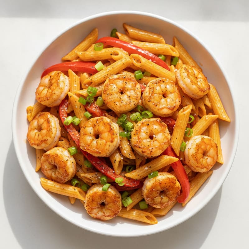 Jerk Shrimp Rasta Pasta