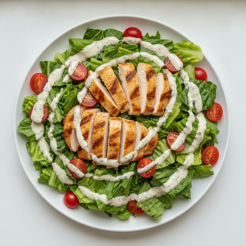 Drive-Thru Style Grilled Chicken Salad