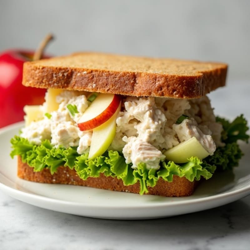 Healthy Creamy Chicken Salad Sandwich