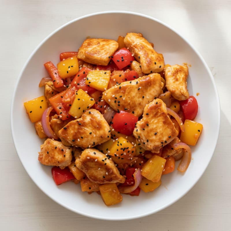 Sweet and Sour Chicken Stir-Fry