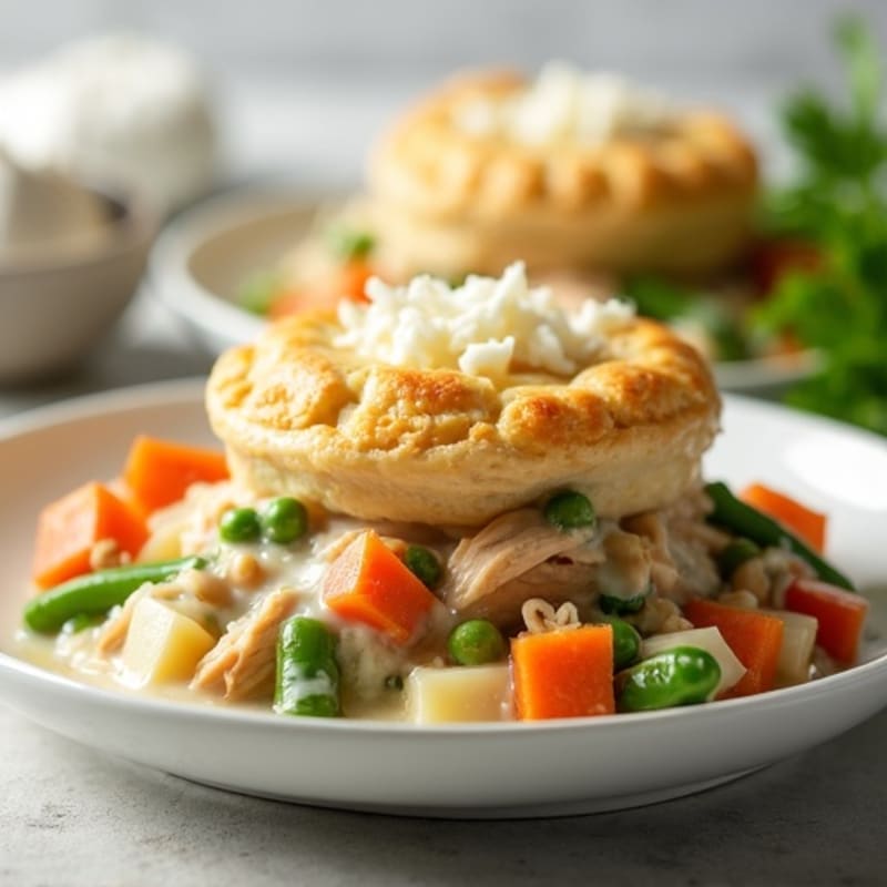 Creamy Chicken and Vegetable Pot Pie
