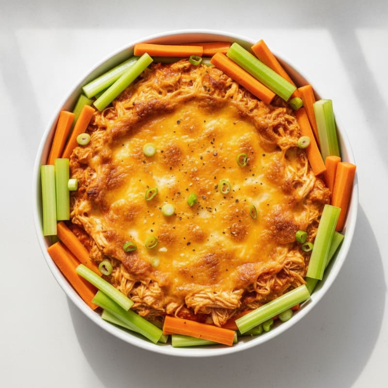 Buffalo Chicken Baked Dip