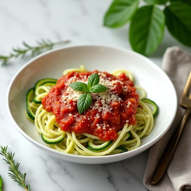 Protein-Packed Turkey and Zucchini Noodle Marinara