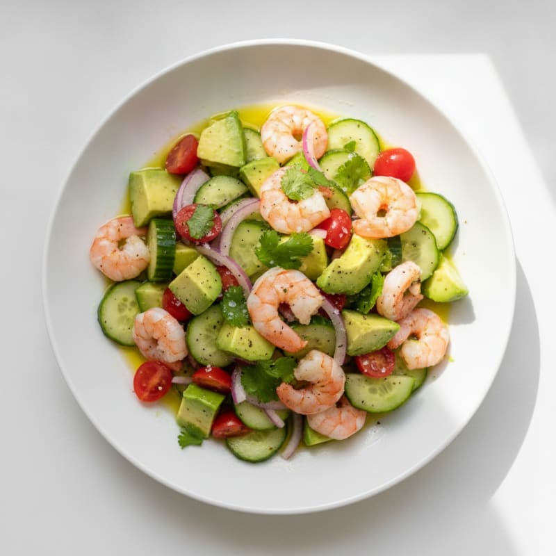 Zesty Shrimp Avocado Ceviche