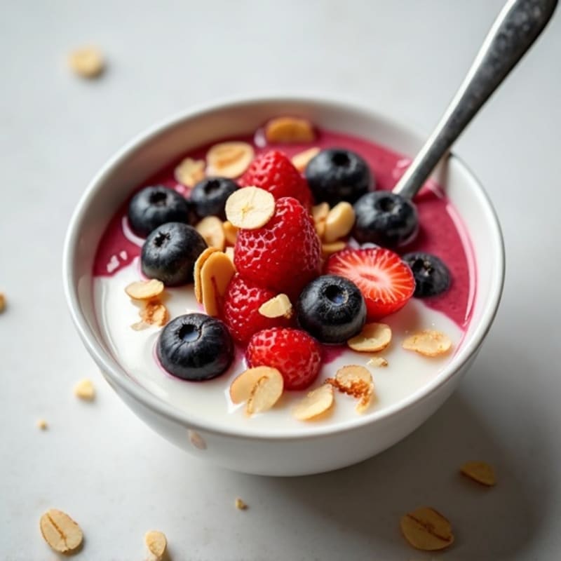Creamy Greek Yogurt with Fresh Berries
