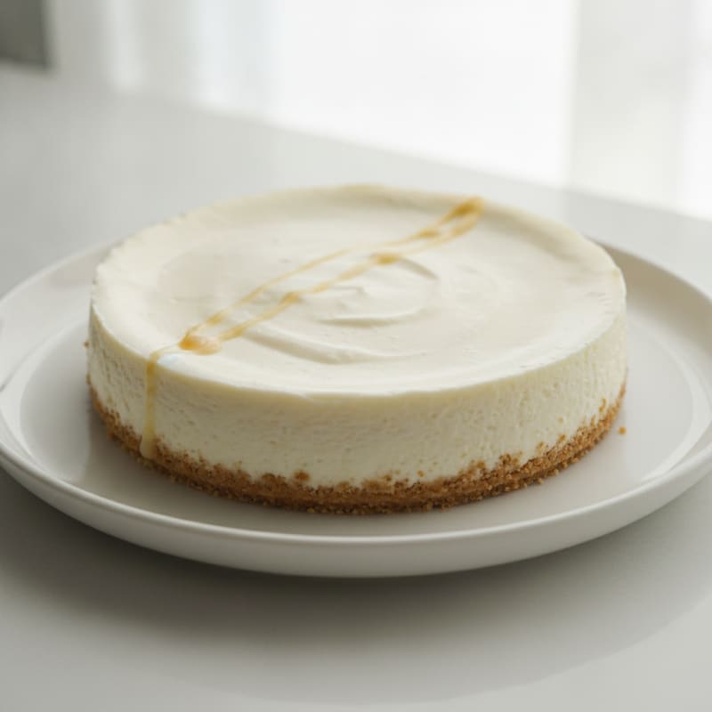 Silky Vanilla Protein Cheesecake