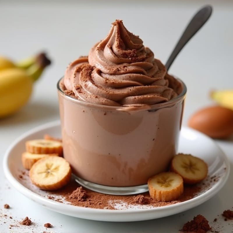 Protein-Packed Chocolate Almond Nice Cream