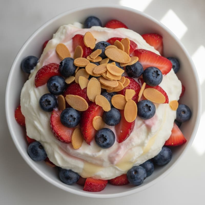 Creamy Greek Yogurt Protein Parfait with Mixed Berries