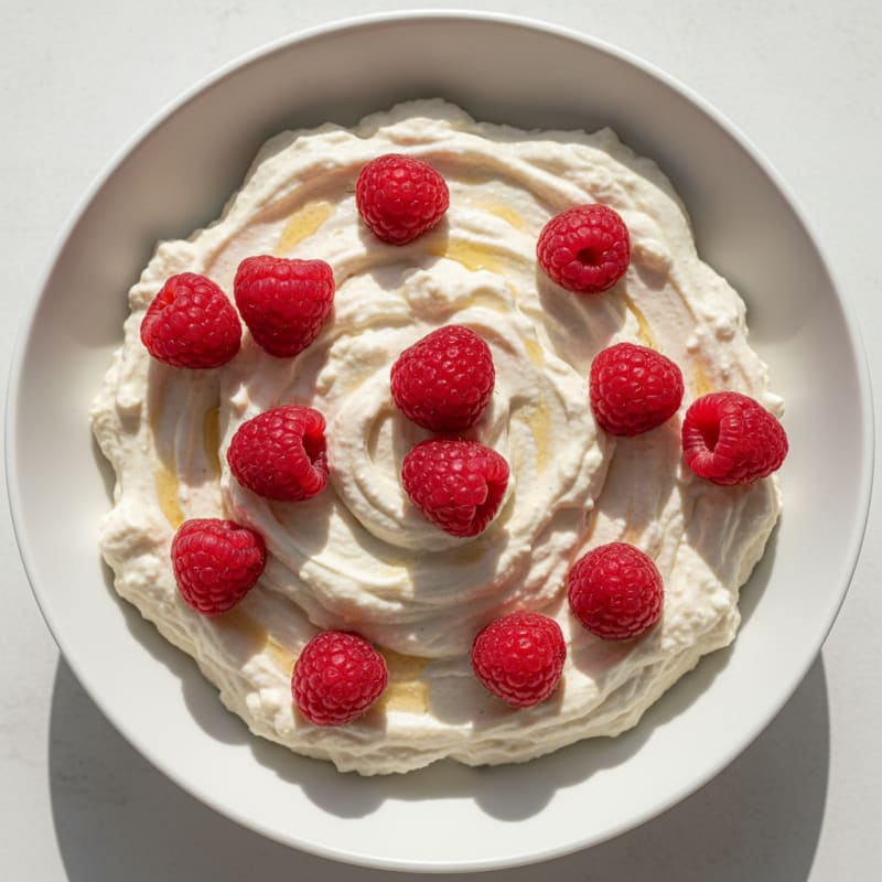 Silky Greek Yogurt Protein Pudding with Berries