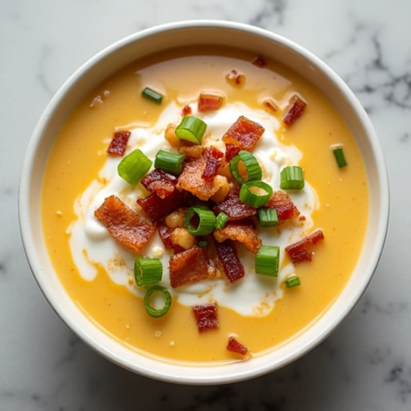 Healthy Loaded Baked Potato Soup