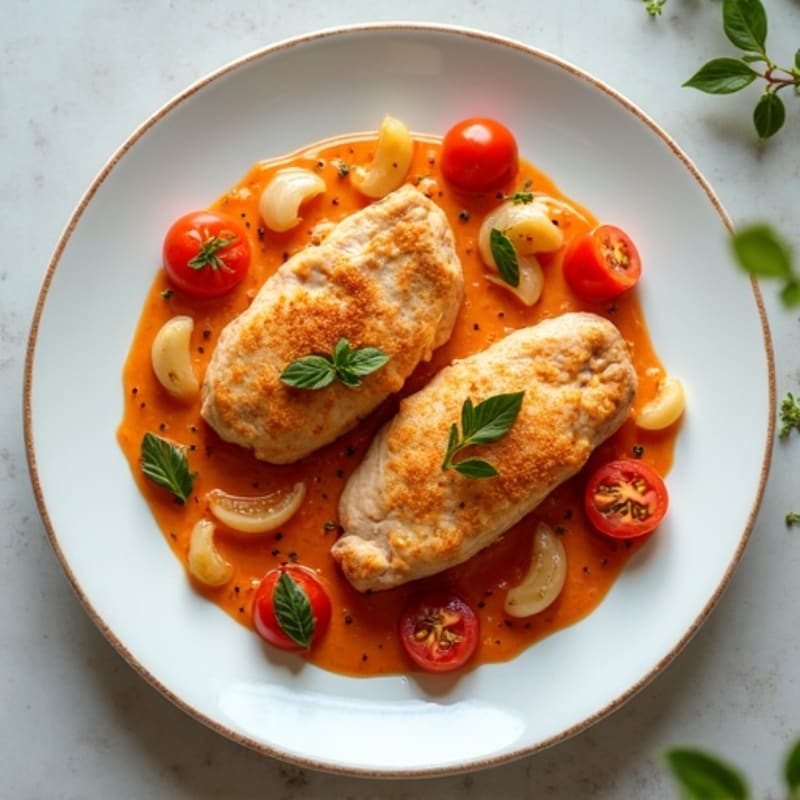 Healthy Creamy Spiced Tomato Chicken