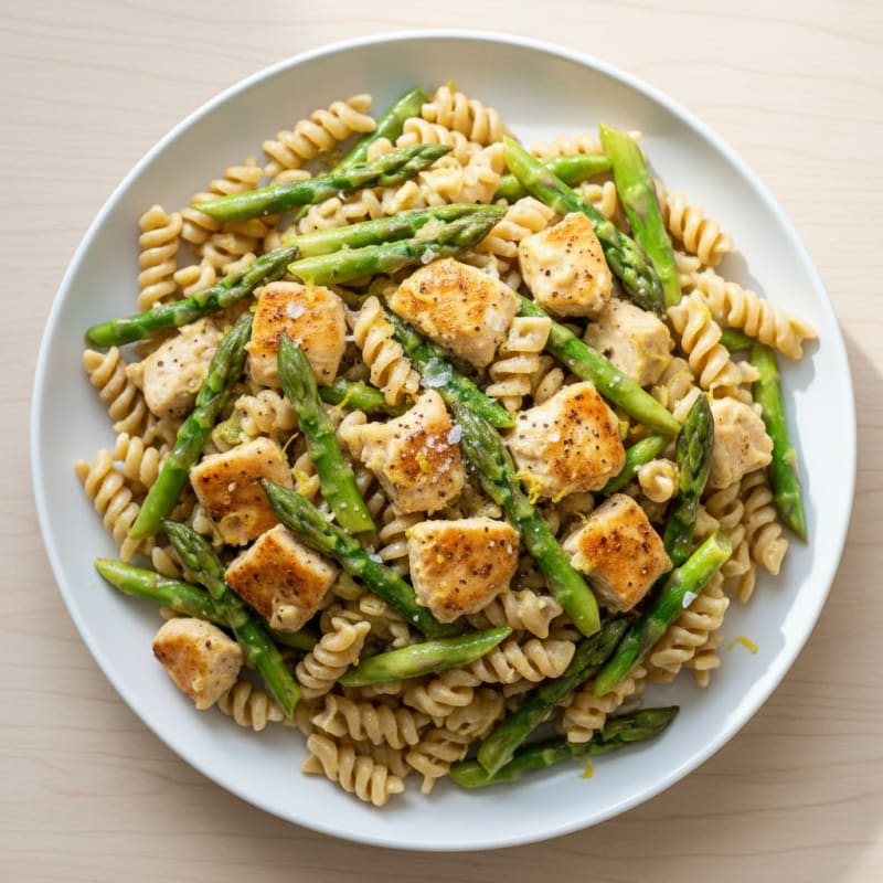 Creamy Lemon Asparagus Pasta