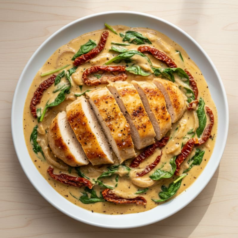 Creamy Tuscan Chicken Skillet