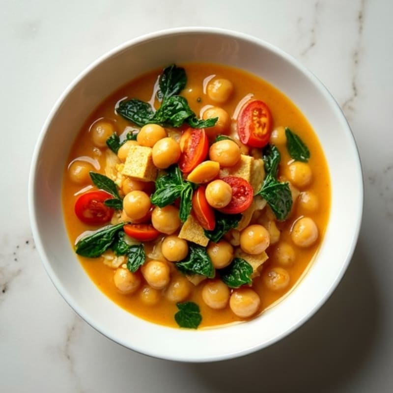 Creamy Coconut Curry Chickpea Stew