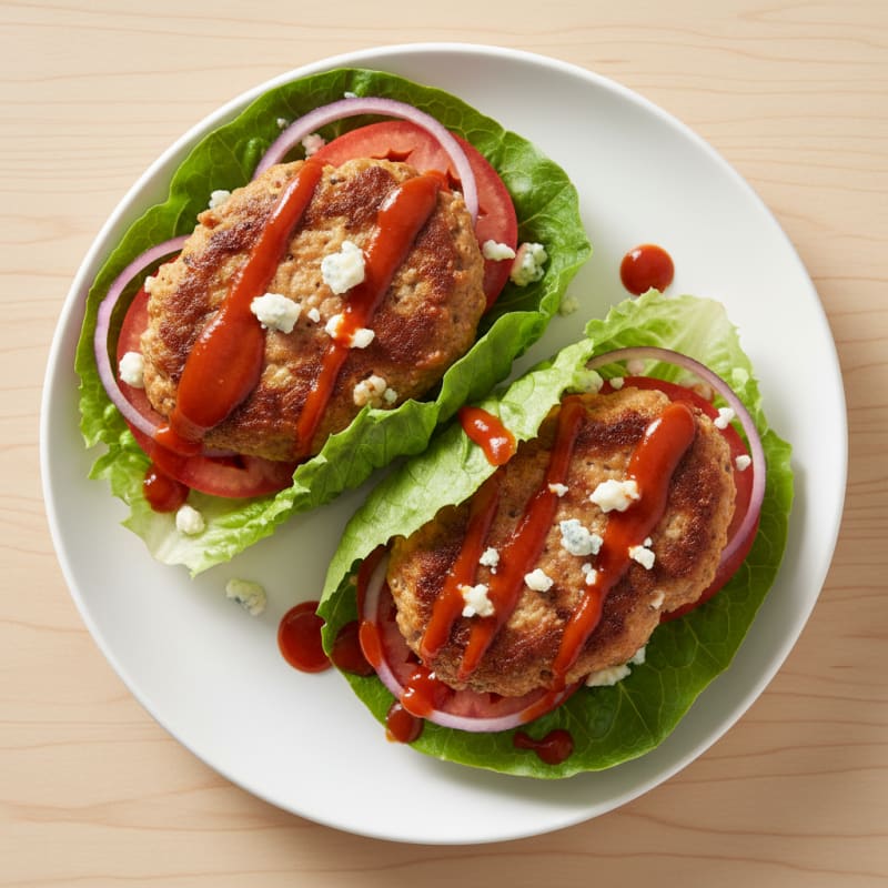 Buffalo Blue Cheese Burgers