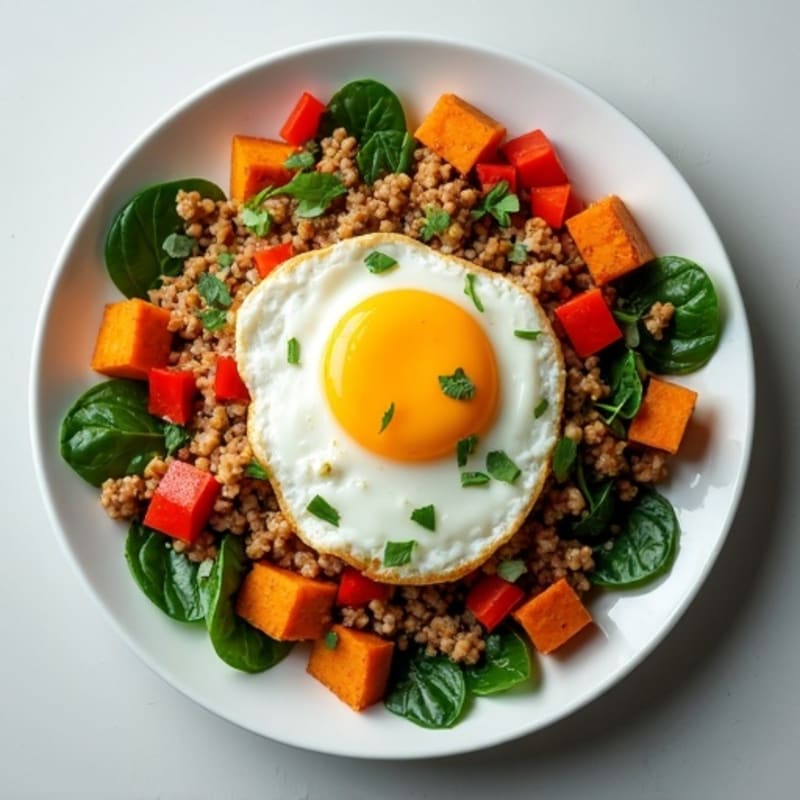 Savory Turkey and Egg Breakfast Hash