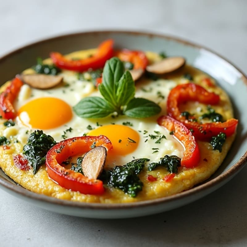 Herb-Roasted Vegetable and Goat Cheese Frittata