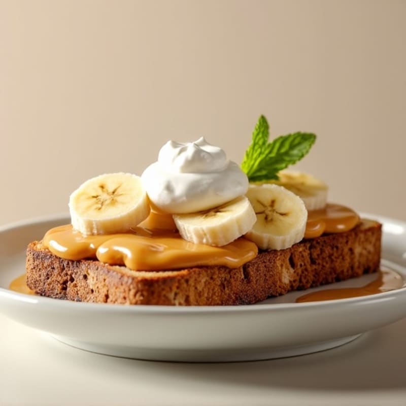 Energizing Almond Butter Banana Toast