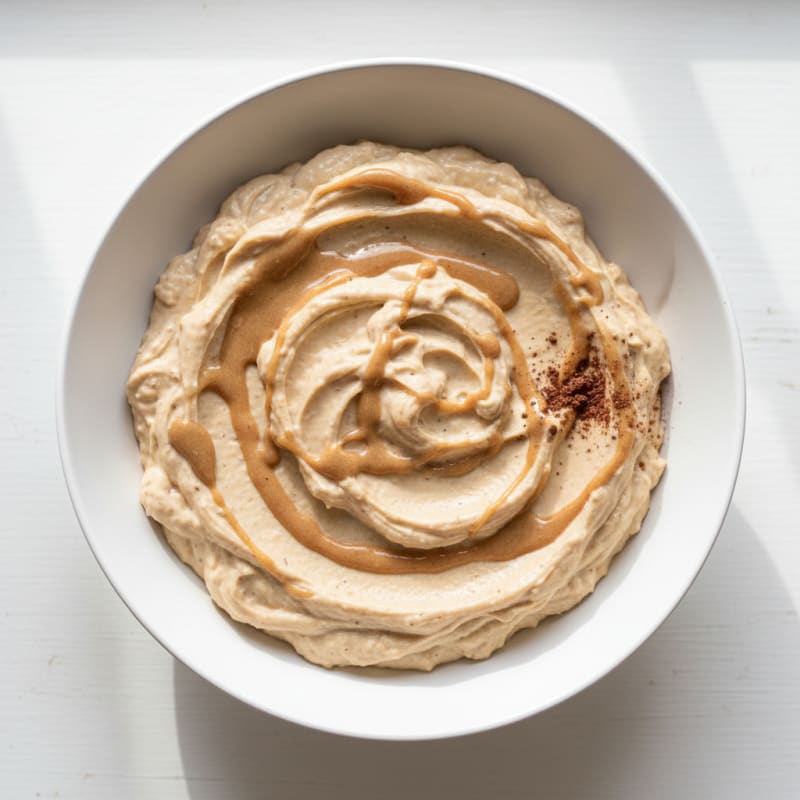 Creamy Vegan Protein Pudding with Almond Butter