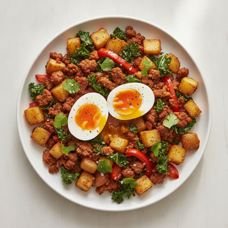 Spicy Chorizo and Potato Hash