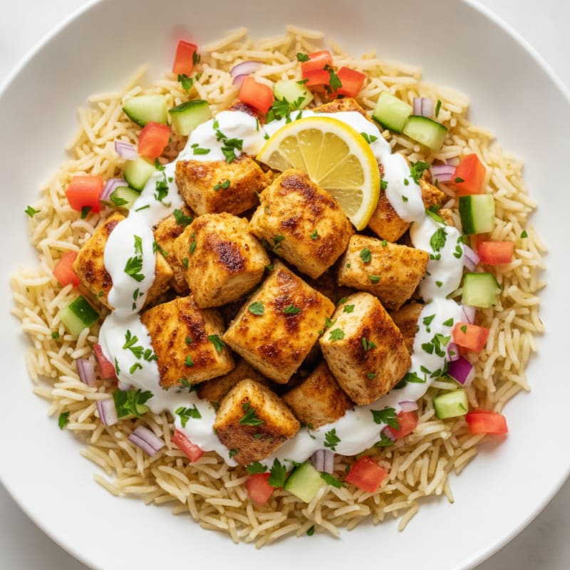 Chicken Shawarma Rice Bowl