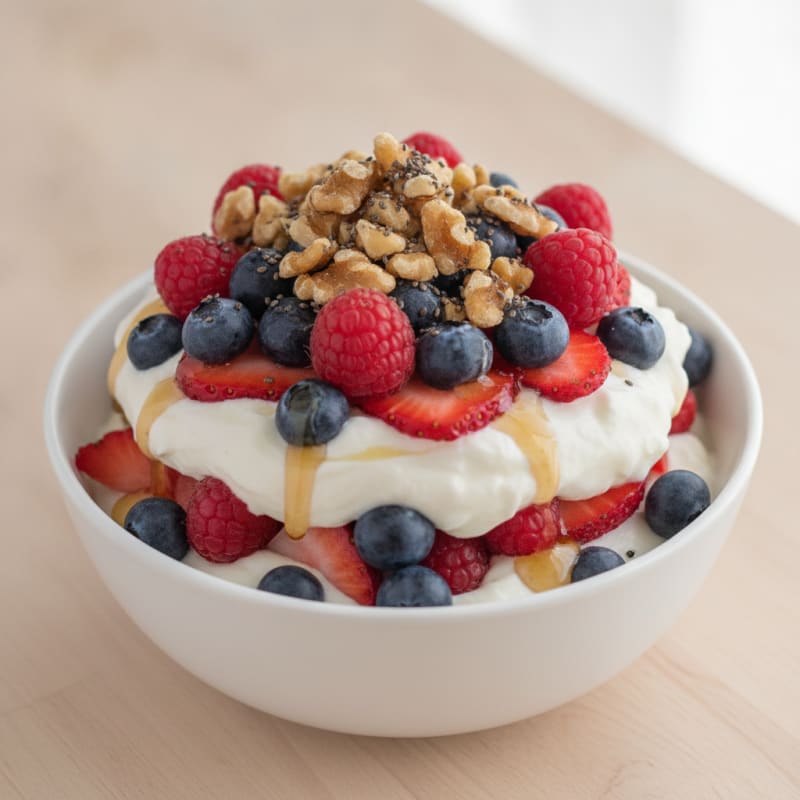 Greek Yogurt Protein Berry Parfait