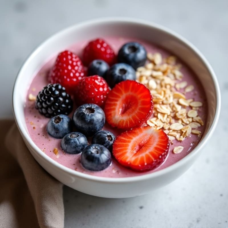 Protein-Packed Vanilla Berry Overnight Oats