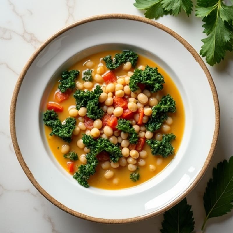 Creamy Tuscan Kale and White Bean Soup