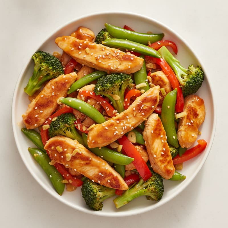 Orange Glazed Chicken Stir-Fry