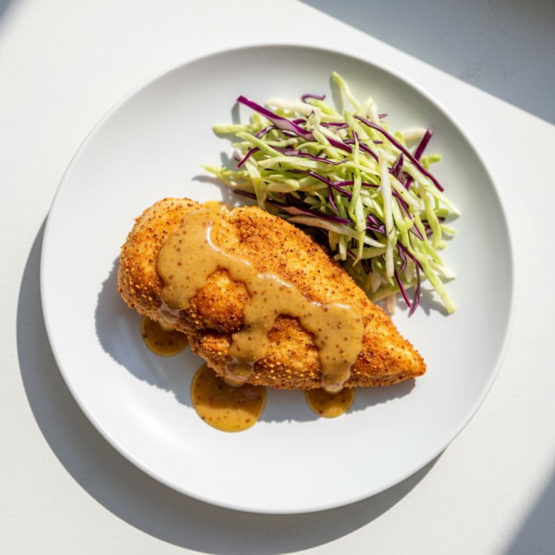 Buttermilk Fried Chicken with Honey-Mustard