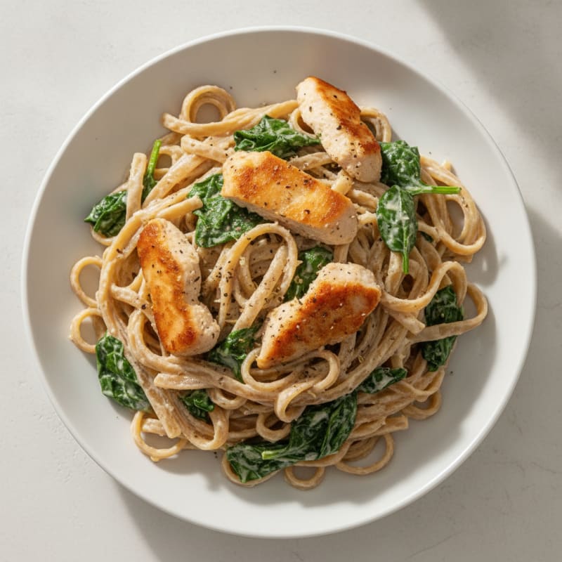 Chicken Alfredo Fettuccine Pasta