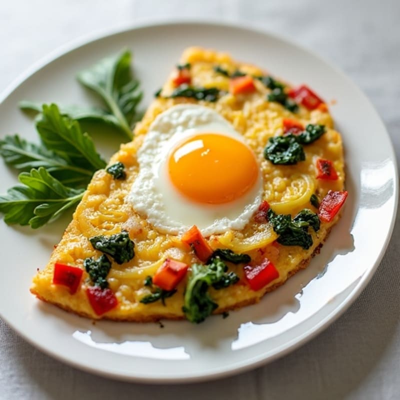 Fluffy Egg and Loaded Vegetable Frittata
