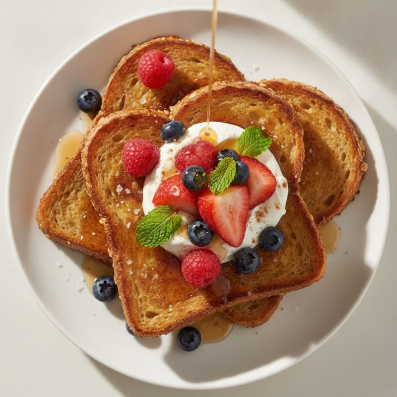 Vanilla Bean Protein French Toast